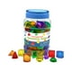 thumbnail image 4 of 60x Sólidos Geométricos Montessori Medición Geometría Ayudante Bloques de Patrón Translúcido Bloques de Formas Geométricas para Juegos en Casa, 4 of 9