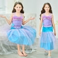 thumbnail image 7 of Girls Princess Mermaid Costume Cosplay Party Dress, 7 of 7