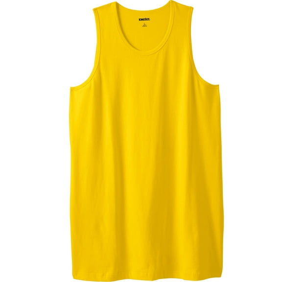 KingSize Men's Big & Tall Shrink-Less Lightweight Longer-Length Tank - 8XL, Cool Blue Tie Dye