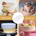 thumbnail image 3 of 2PCS Cake Turntable Cake Spatula Smoother, Fondant Cake Decorating Hand Tool, Cake Scraper Cake Smoother, Cake Icing Scraper Smoother Tool for Home Kitchen, 3 of 8