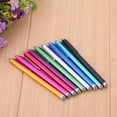 thumbnail image 3 of Touch Screen Pen Capacitive Pen For iPhone Samsung iPad Phone Metal Mesh Micro-Fiber Tip Touch Screen Stylus Pen With Touch Head Red, 3 of 6