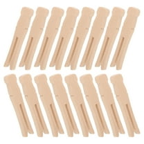OUNONA  100 Pcs Wooden Clothespins Windproof Clip Heavy Duty Sewing