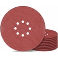 thumbnail image 1 of Juego de discos de lijado con orificios de extracción de polvo, papel de lija de grano múltiple para lijadora de pared de cuello largo, lijadora de paneles de yeso, pulidora tipo jirafa, lijadora, 1 of 5
