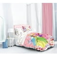thumbnail image 4 of Disney Princess Pretty Floral 5 Piece Twin Size Kids Bed Set with Sham, 4 of 5