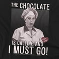thumbnail image 2 of I Love Lucy Mens Chocolate Calling T-Shirt Black, 2 of 7