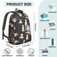 thumbnail image 5 of Goldendoodle Dog Backpack for School,Cute School Bag,Schoolbag with Adjustable Shoulder Straps & Padded Back,16.9 Inch, 5 of 5
