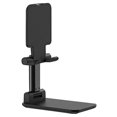 thumbnail image 1 of ruzhgo Ergonomic Collapsible Adjustable Cell Phone Stand Tablet Holder Bracket Black, 1 of 6