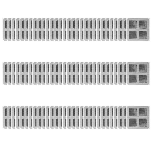 Bathroom Hair Sink Filter Bathroom Sewer Filter Kitchen Clogging Self Adhesive Floor Sticker 10/30/60/90pc