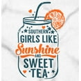 thumbnail image 2 of Sunshine Sweet Tea Southern Belle Womens Slim Fit Graphic Tee Brisco Brands S, 2 of 5
