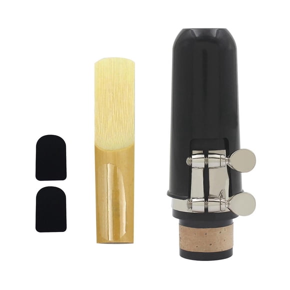 Boquilla De Clarinete Con Tapa De Ligadura Juego De Abrazaderas De Caña Y Protector De Caña Abs Accesorios Para Instrumentos Musicales Advancent EL010347-00