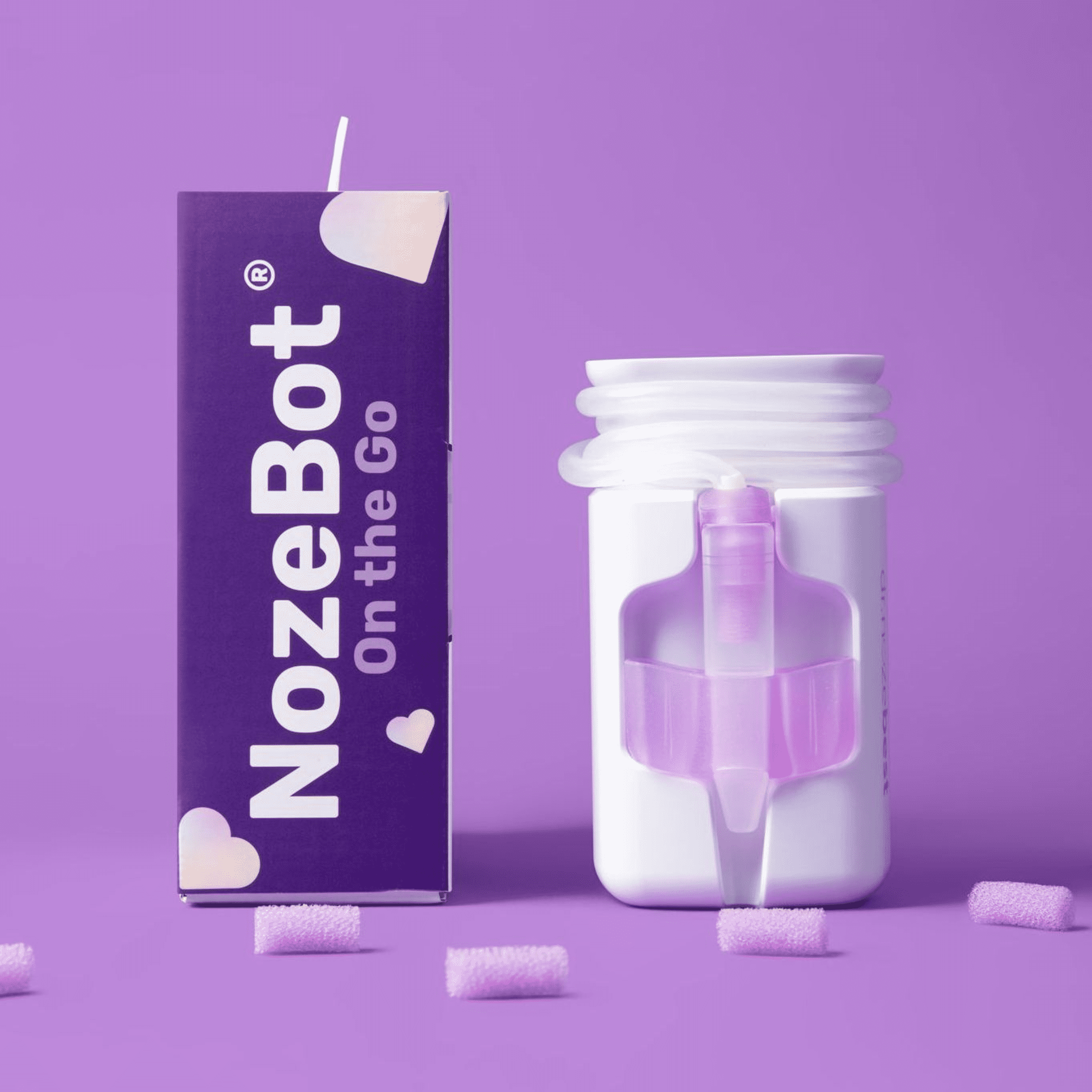 Dr. Noze Best NozeBot On The Go - Portable Electric Baby Nasal Aspirator, Pediatric ENT Nose Sucker