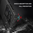 thumbnail image 5 of Decase Rugged Case for Samsung Galaxy S23 FE with Slide Camera Lens Protector,Heavy Duty Hybrid Military Grade Drop Protection Shockproof Kickstand Phone Cover,for Samsung Galaxy S23 FE,Black, 5 of 9