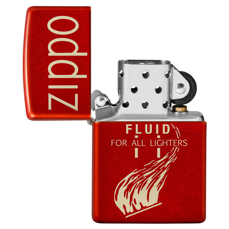 The Zippo Red Box Top Windproof Lighter