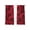 Red, variant on Red Roses Sheer Curtains 72 Inch Length 2 Panels Set, Valentine's Day Flowers Floral Vintage Voile Window Treatment Rod Pocket Curtains Sheers Drapes for Bedroom/Living Room/Kitchen 52"x72"x2