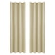 thumbnail image 2 of Cortinas opacas (1 unidad) paneles de cortina con aislamiento térmico tela que bloquea la luz y protege del sol con ojales en la parte superior para sala de estar o dormitorio, 2 of 8
