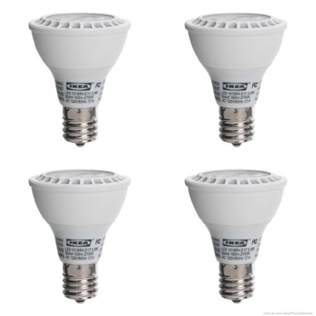 Ikea S Ledare Led Bulb E17 Reflector R14 4 Pack Ledare Led Bulb E17 Reflector R14