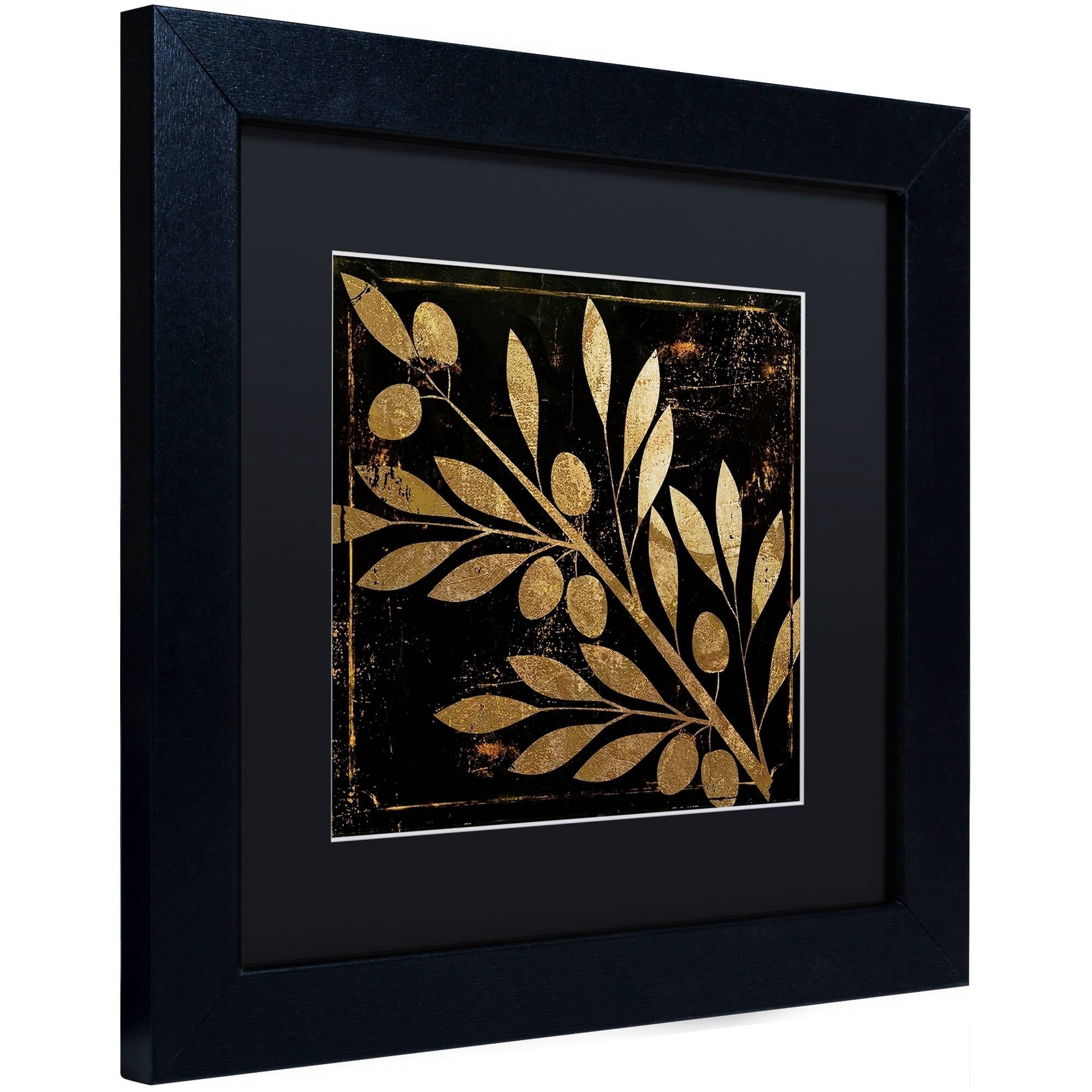 Trademark Fine Art "Bellissima I" Canvas Art by Color Bakery Black Matte, Black Frame