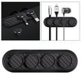thumbnail image 3 of Cable Organizer with 4 Buckles Self Adhesive Multipurpose Cable Holder, 3 of 8