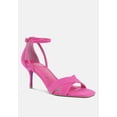 thumbnail image 2 of Oraiku Faux Suede Cross Strap Heels, 2 of 10