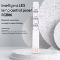 thumbnail image 3 of Tira de luz RGB APP Control remoto Colorido compatible con Bluetooth Infrarrojos Inteligente Regulable Telón de fondo LED String Controlador inalámbrico Set 4 kenally HA009323-04, 3 of 6