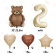 thumbnail image 2 of Set de globos inflables con forma de oso para decoración de cumpleaños PRELITER, 2 of 7