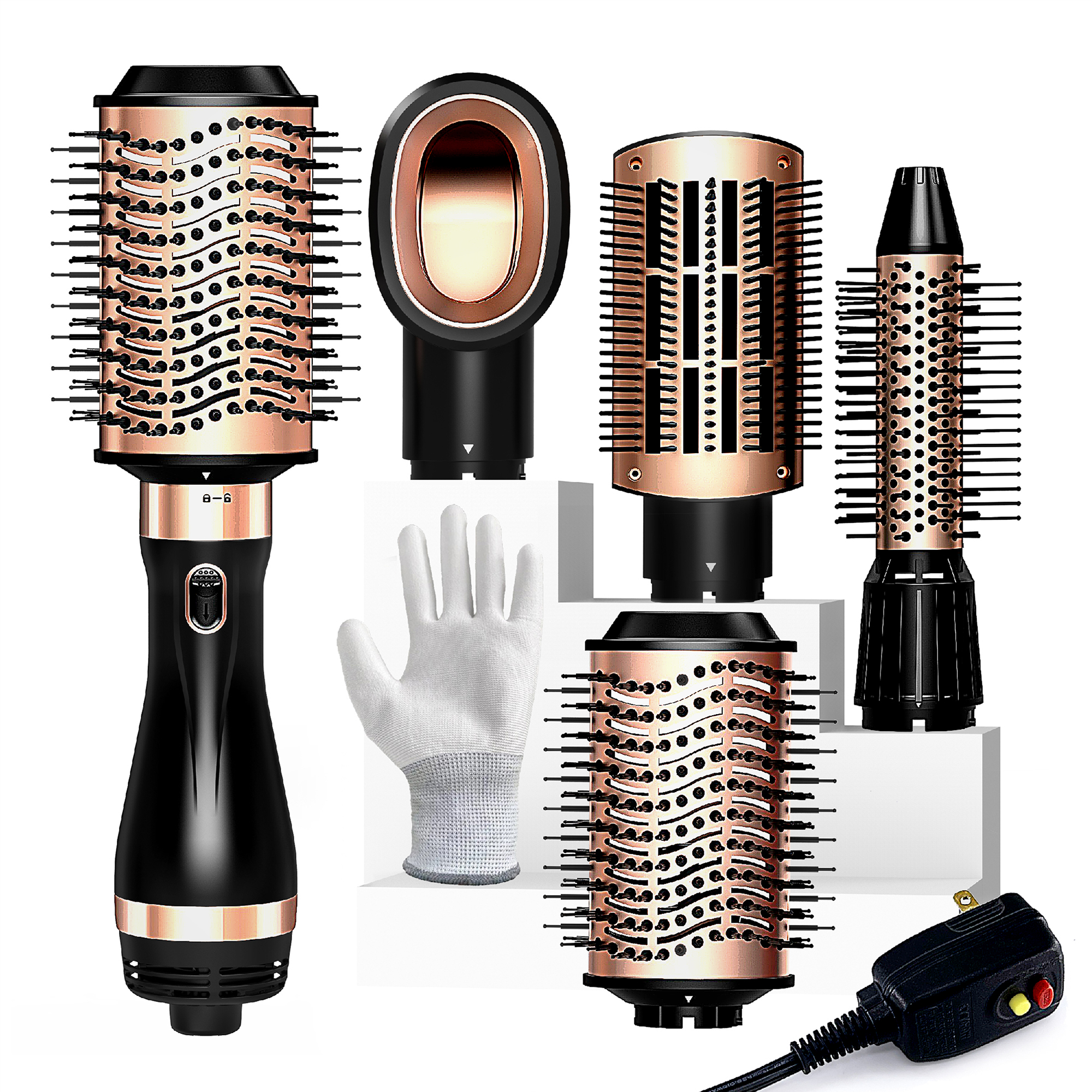 SKIMI 4-in-1 Hair Dryer Brush with Oval Head