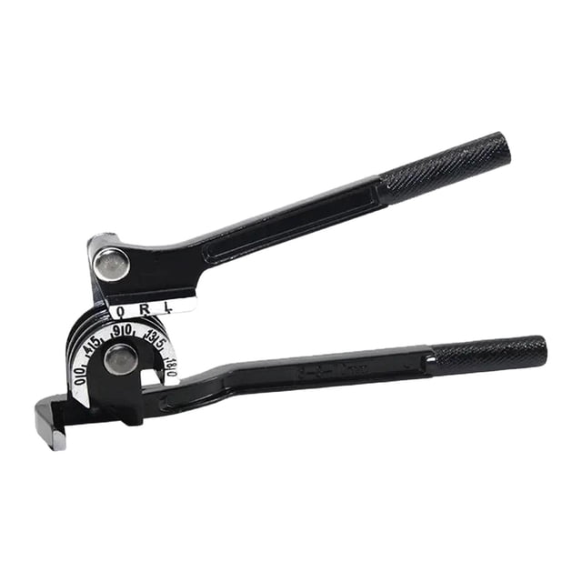Dobladora de tubos, herramienta manual compacta para doblar tubos de 1/4", 5/16" y 3/8". Tipo F