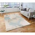 thumbnail image 2 of MDA Home Impression 5'x8' Abstract Traditional Fabric Area Rug in Beige/Blue, 2 of 5