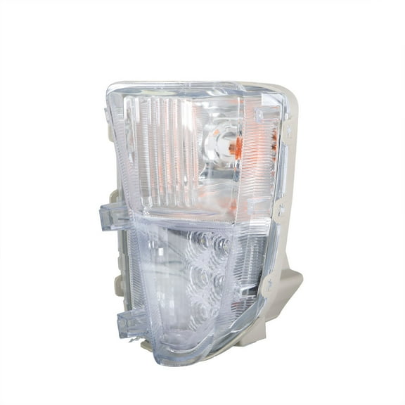 Genrics Fog Lights Replacement for Toyota Prius 2010-2015 DRL LED Fog Lights Lamp Clear Lens Left Side (Driver Side)