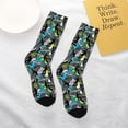thumbnail image 4 of Uemuo sport sonw board Printed Kids Boys Socks Seamless Crew Socks Crazy Funny Athletic Sport Socks for Children, 4 of 5