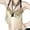 Golden 1 L, variant on Women Performance Bra Rivet Decor Long Tassel Spaghetti Strap Nightclub Party Pole Dancing Stripper Stage Show Cocktail Party Bra