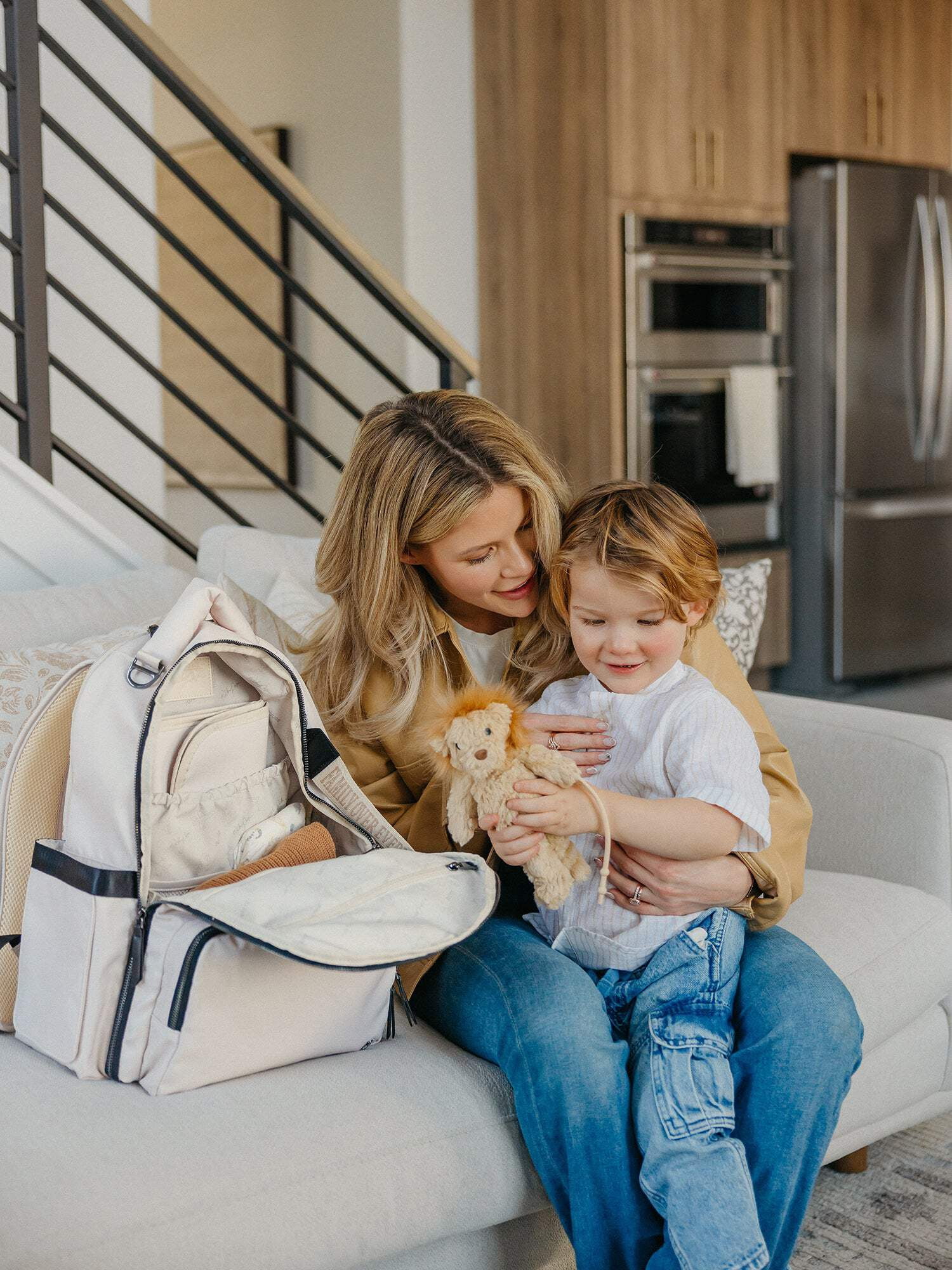 JuJuBe x Witney Carson Signature Classic Large Diaper Backpack - Cloud