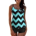 thumbnail image 1 of Women Tankini Swimsuits Two Piece With Boy Shorts Swimwear Bathing Suits Loose Fit Floral Printed, 1 of 9