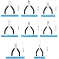 thumbnail image 4 of Juego de 8 Alicates Pinzas para Joyería y Bisuteria, Pinzas de Corte Punta, Kit de Herramientas Manuales, 4 of 4