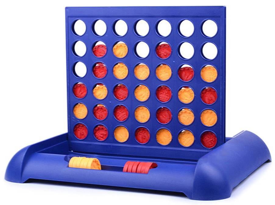 Connect Four In A Row 4 In A Line Board Game Kids Children Fun Educational YNW 