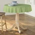 thumbnail image 2 of LA Linen Polyester Poplin Tablecloth 51-Inches Round, Sage, 2 of 2