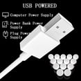 thumbnail image 4 of LED Makeup Mirror Lamp Bulb Makeup Lights USB Wall Light 2/6/10/14pcs Dimmable Dressing Table Lighting Lamp ,Widely Use, 4 of 7