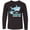 AB-Black, variant on Inktastic My Cousin Loves Me with Cute Sharks Long Sleeve Youth T-Shirt