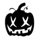 thumbnail image 1 of Decoraciones de pared de Halloween , Adorno hueco Arte Estético Decoración colgante Cartel de calabaza para Comedor Tienda Entrada Casa Patio Estilo D mayimx Signo de calabaza de Halloween, 1 of 5