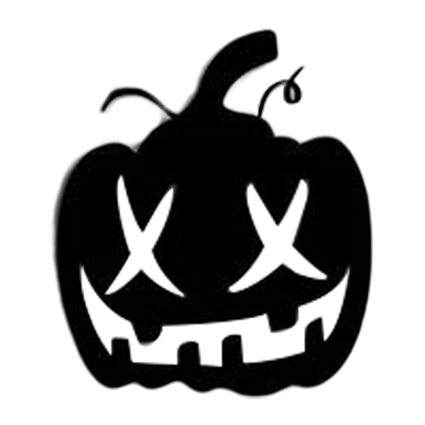 Decoraciones de pared de Halloween , Adorno hueco Arte Estético Decoración colgante Cartel de calabaza para Comedor Tienda Entrada Casa Patio Estilo D mayimx Signo de calabaza de Halloween