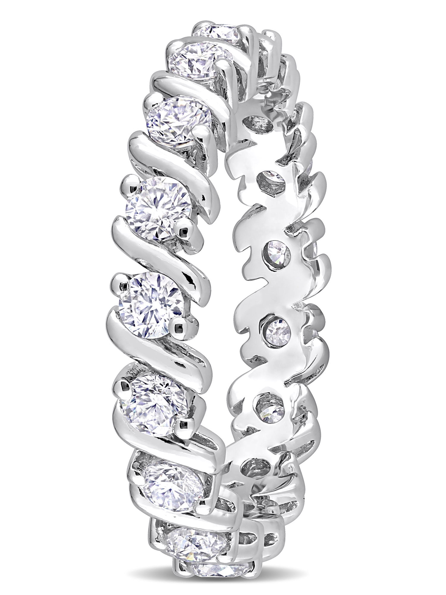 Everly Women's Moissanite Sterling Silver Ring