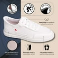 thumbnail image 2 of Marc Joseph New York Men's Hudson Street Hands Free Technology Sneaker, White, 12, 2 of 6