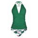 thumbnail image 4 of MKLEKYY Trajes De Baño Hombre Natacion Womens Tankini Swimsuits V Neck Tankini Tops With Bikini Bottom Two Piece Bathing Suits, 4 of 4