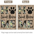 thumbnail image 5 of Home Sweet Home Spring Summer Garden Flag 28 x 40 Inch Lawn Flag Double Sided Printed with Pattern Outdoor Yard Welcome Flag Farmhouse Seasonal Outdoor Decoration(ONLY FLAG), 5 of 6