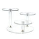 thumbnail image 5 of 2 Soportes Elevadores De Exhibición De Productos Acrílicos Redondos De 3 Niveles Para Joyería, Pendientes, Rocas Transparentes, 5 of 8