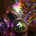 thumbnail image 4 of Kuymtek Rotary USB LED Night Light Star Proyector Batería Niño Dormitorio Lámpara (Azul) Kuymtek Iluminación del hogar multifuncional, 4 of 8