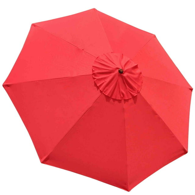 Yescom 10Ft 8 Rib Umbrella Replacement Cover Canopy Top Patio Outdoor Market Deck Yard Garden Pool