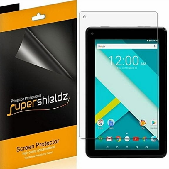 [3-pack] Supershieldz for RCA Voyager III 7" (RCT6973W43) Screen Protector Anti-Bubble High Definition (HD) Clear Shield