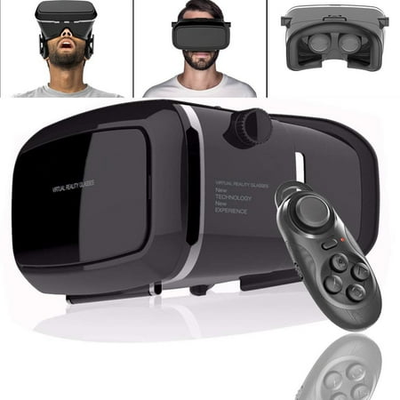 Virtual Reality Glasses VR Headset 3D VR Goggles for Videos Movies and Games Compatible with iPhone Samsung and Other 4-6.0 inch Smartphones