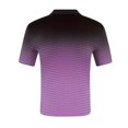thumbnail image 3 of ZVNAΖH Mens Ombre Print Shirt, Short Sleeve Button Down Lapel Collar Mesh Sport Top, S-3XL, 3 of 5